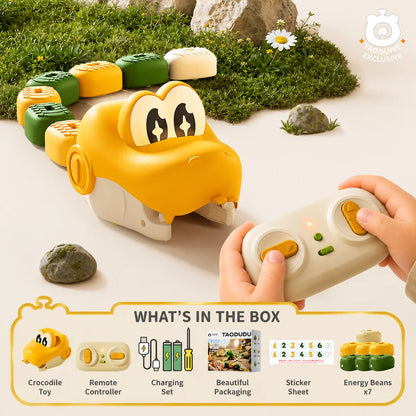 Magnetic RC Snake Car 2 Players Battle Game Toy Rechargeable Remote Control Racing Car with Energy Beans for Boys Kids Gift