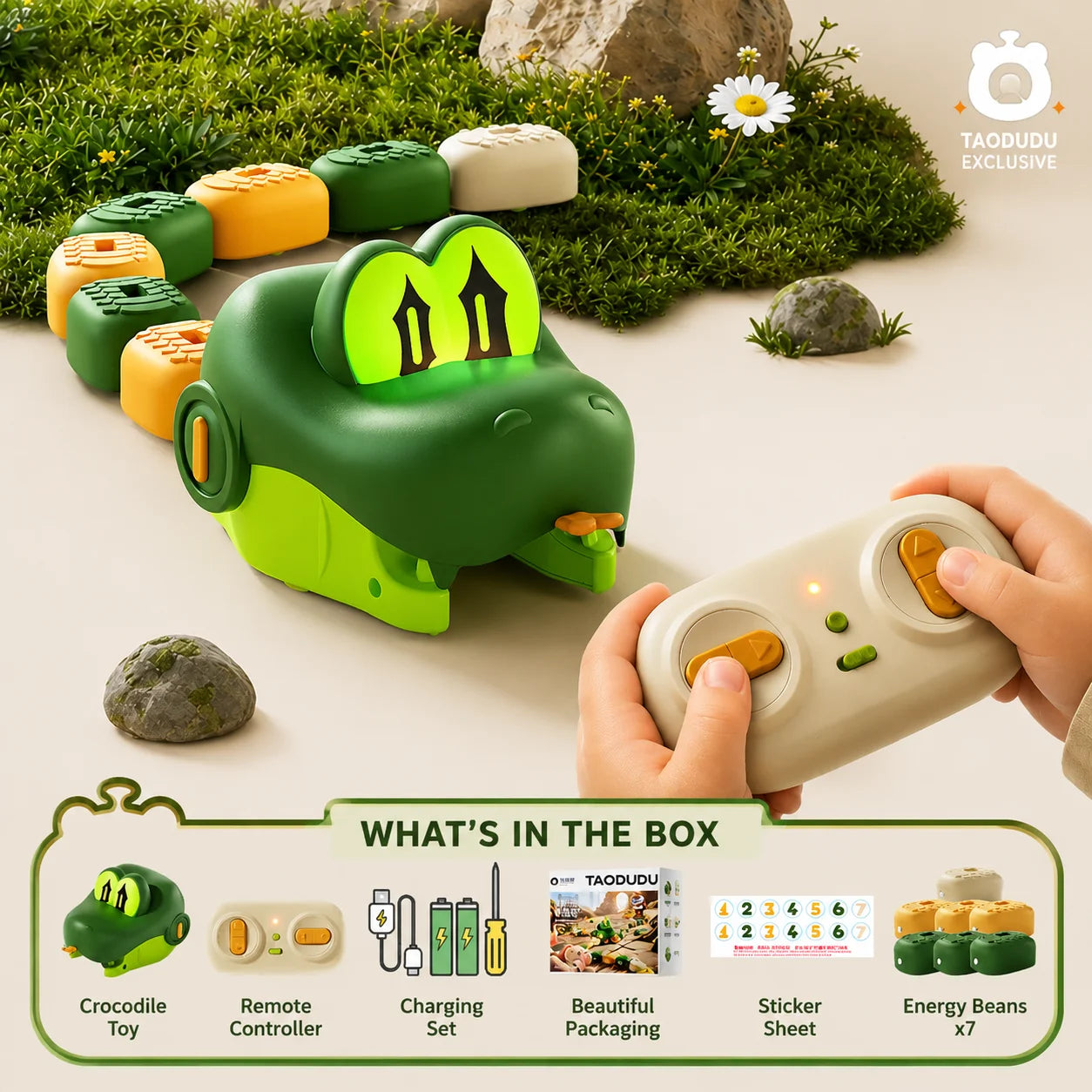 Magnetic RC Snake Car 2 Players Battle Game Toy Rechargeable Remote Control Racing Car with Energy Beans for Boys Kids Gift